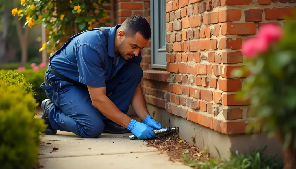 Pest Control for Rats: Sealing cracks and entry points around your home is a key step in preventing rodents from entering.